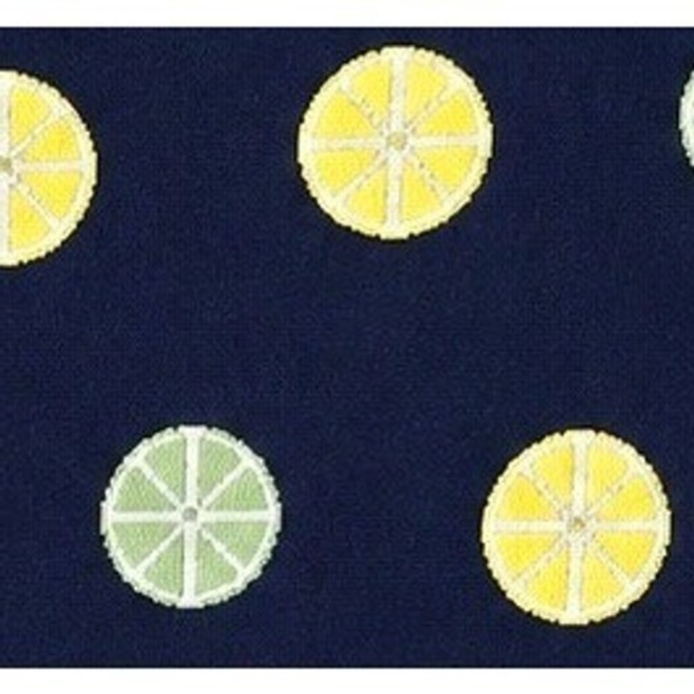 Talbots Petite 2XP Lemon Beaded Sweater Navy Blue Lightweight Top Preppy Coastal - Picture 8 of 9